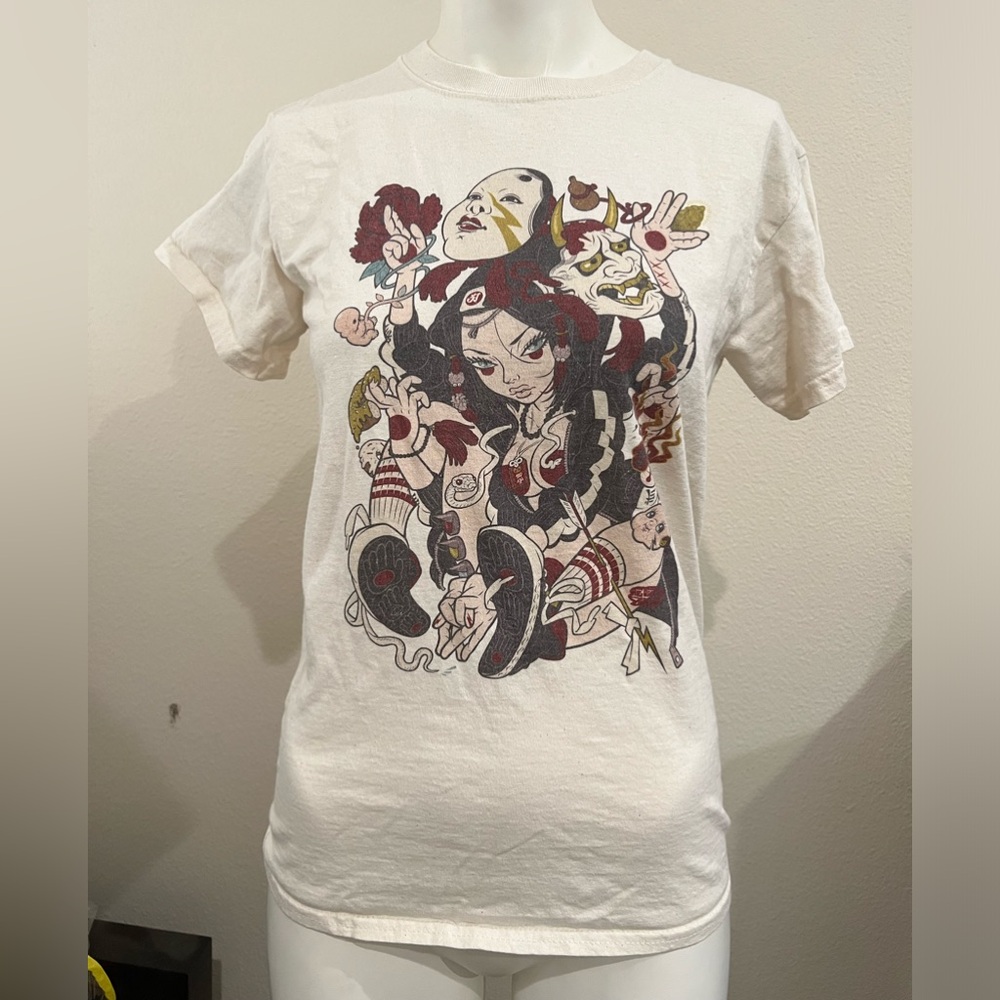 Japanese Cream T-Shirt 100% Cotton